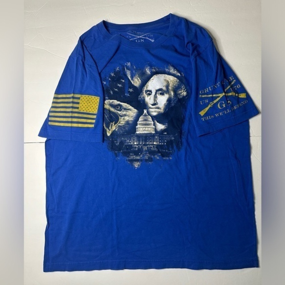 Grunt Style Patriotic American Graphic Tee Size XL